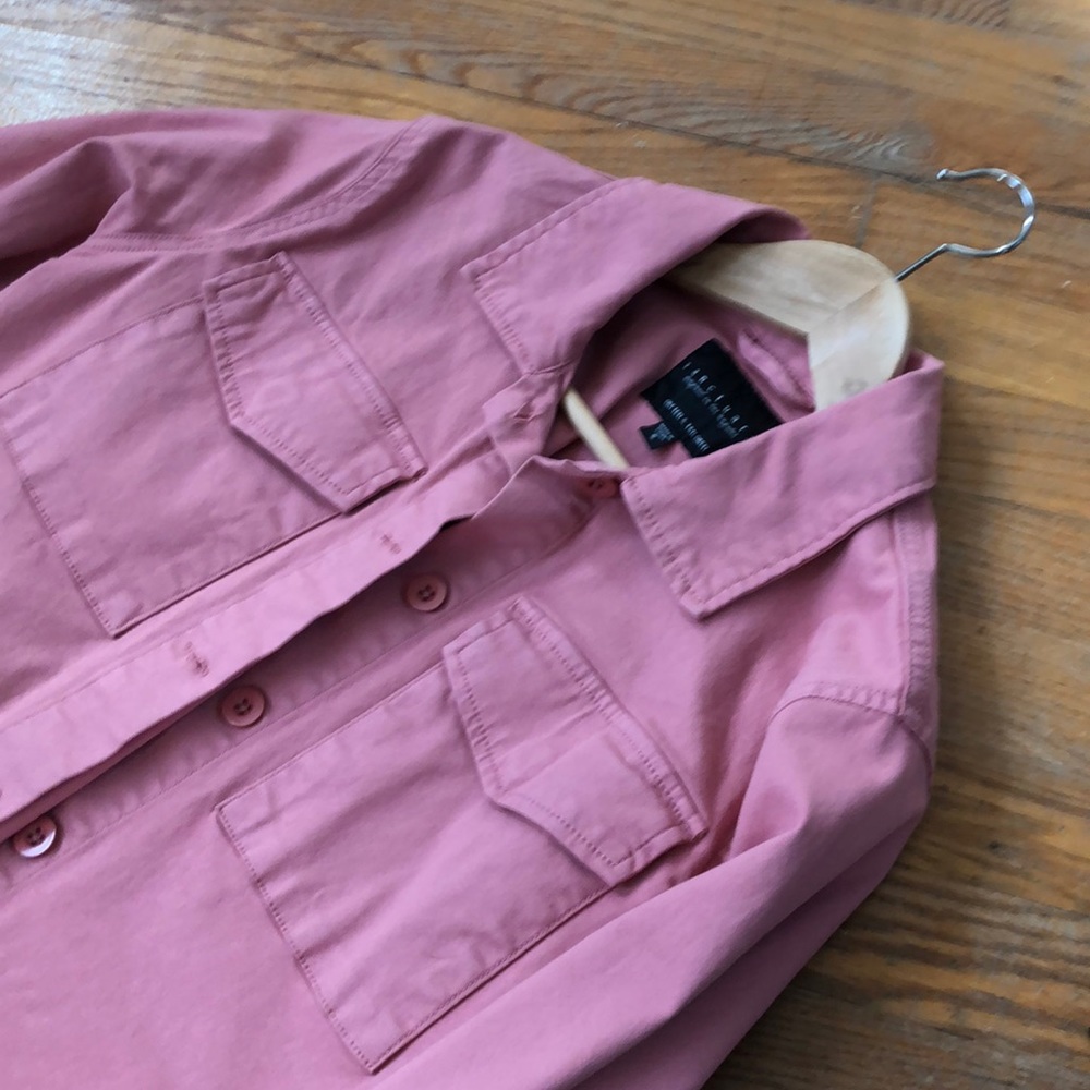 Pink Cotton Chore Coat